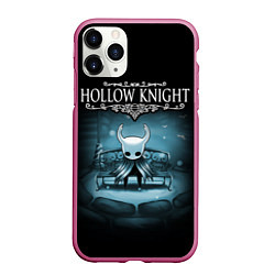 Чехол iPhone 11 Pro матовый Hollow Knight: Night, цвет: 3D-малиновый