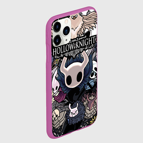 Чехол iPhone 11 Pro матовый Hollow Knight / 3D-Фиолетовый – фото 2