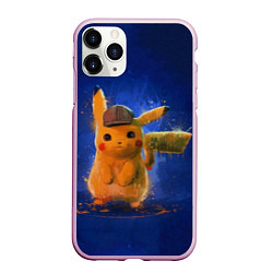Чехол iPhone 11 Pro матовый Pika Pika, цвет: 3D-розовый