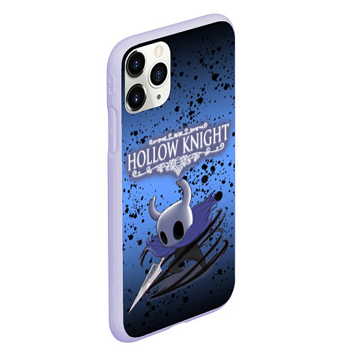 Чехол iPhone 11 Pro матовый Hollow Knight / 3D-Светло-сиреневый – фото 2