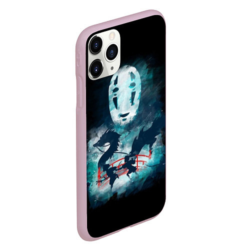 Чехол iPhone 11 Pro матовый Бог быстрой янтарной реки / 3D-Розовый – фото 2