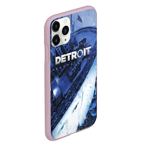 Чехол iPhone 11 Pro матовый Detroit: Become Human / 3D-Розовый – фото 2