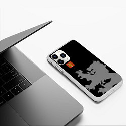 Чехол iPhone 11 Pro матовый Сборная Финляндии, цвет: 3D-белый — фото 2