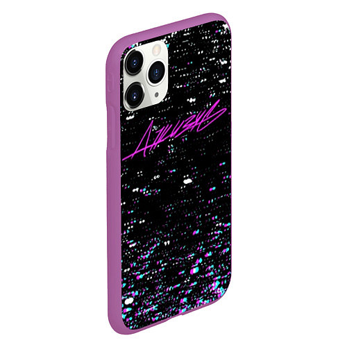 Чехол iPhone 11 Pro матовый ДЖИЗУС / 3D-Фиолетовый – фото 2