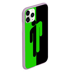 Чехол iPhone 11 Pro матовый BILLIE EILISH, цвет: 3D-сиреневый — фото 2