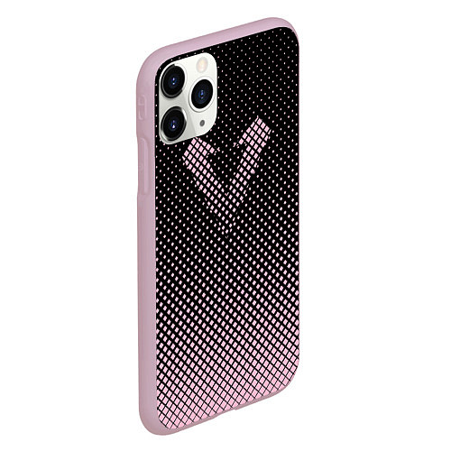 Чехол iPhone 11 Pro матовый Apex Legends В Горошек / 3D-Розовый – фото 2