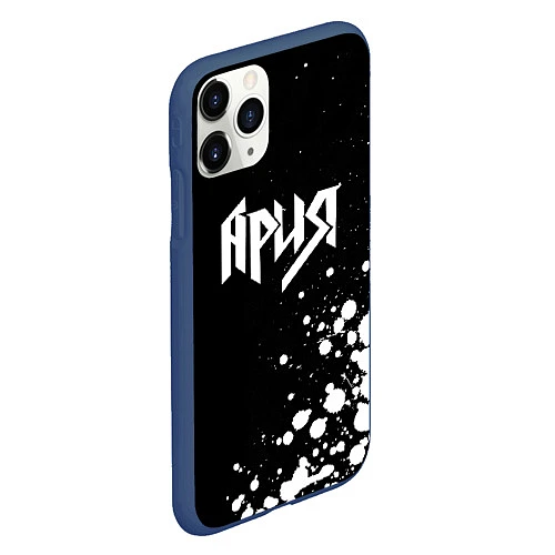 Чехол iPhone 11 Pro матовый Ария / 3D-Тёмно-синий – фото 2