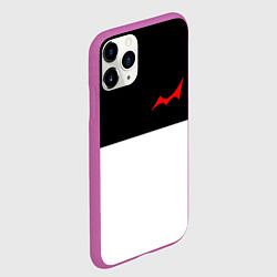 Чехол iPhone 11 Pro матовый MONOKUMA, цвет: 3D-фиолетовый — фото 2