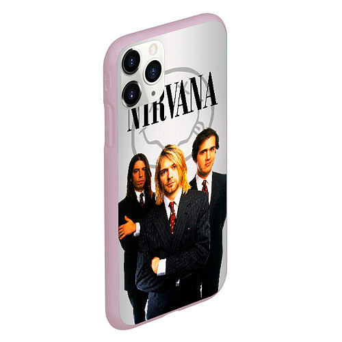 Чехол iPhone 11 Pro матовый Nirvana / 3D-Розовый – фото 2