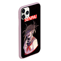 Чехол iPhone 11 Pro матовый Senpai My Hero Academia, цвет: 3D-розовый — фото 2