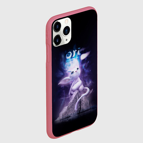 Чехол iPhone 11 Pro матовый Ori and The Will Of The Wisp / 3D-Малиновый – фото 2