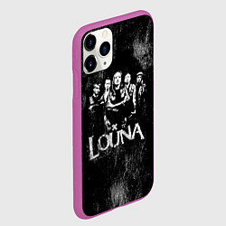 Чехол iPhone 11 Pro матовый Louna, цвет: 3D-фиолетовый — фото 2