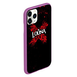 Чехол iPhone 11 Pro матовый Louna, цвет: 3D-фиолетовый — фото 2