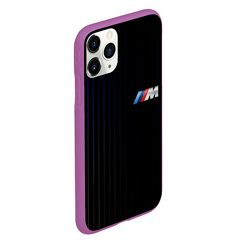 Чехол iPhone 11 Pro матовый BMW / 3D-Фиолетовый – фото 2