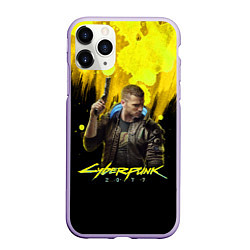 Чехол iPhone 11 Pro матовый Cyberpunk 2077