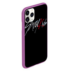 Чехол iPhone 11 Pro матовый Stray Kids, цвет: 3D-фиолетовый — фото 2