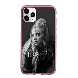 Чехол iPhone 11 Pro матовый Billie Eilish fak off