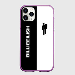 Чехол iPhone 11 Pro матовый BILLIE EILISH, цвет: 3D-фиолетовый