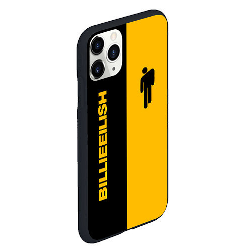 Чехол iPhone 11 Pro матовый BILLIE EILISH / 3D-Черный – фото 2