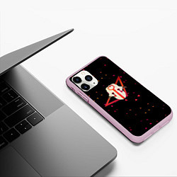 Чехол iPhone 11 Pro матовый Dota 2 - Juggernaut, цвет: 3D-розовый — фото 2