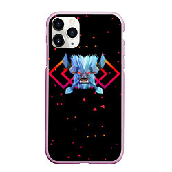 Чехол iPhone 11 Pro матовый Dota 2 - Spirit Breaker, цвет: 3D-розовый