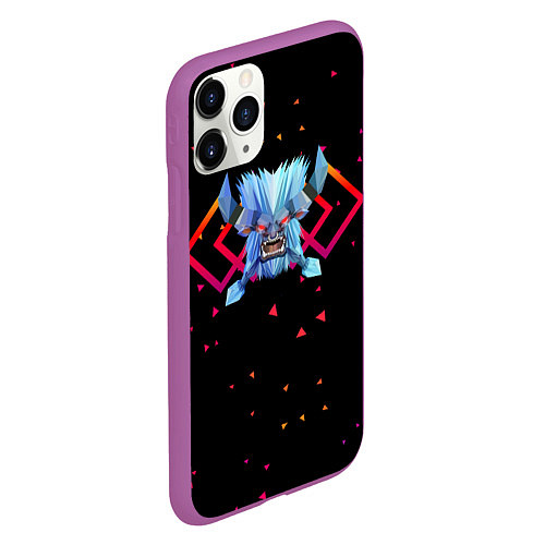 Чехол iPhone 11 Pro матовый Dota 2 - Spirit Breaker / 3D-Фиолетовый – фото 2