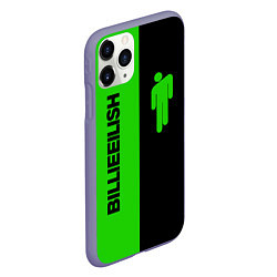Чехол iPhone 11 Pro матовый BILLIE EILISH GLITCH, цвет: 3D-серый — фото 2