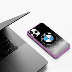 Чехол iPhone 11 Pro матовый BMW, цвет: 3D-фиолетовый — фото 2