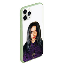 Чехол iPhone 11 Pro матовый BILLIE EILISH, цвет: 3D-салатовый — фото 2