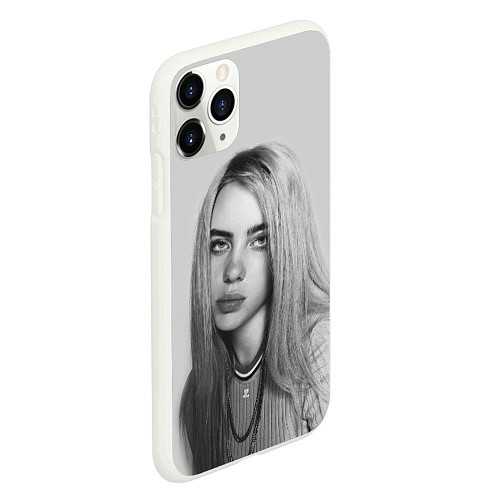 Чехол iPhone 11 Pro матовый BILLIE EILISH / 3D-Белый – фото 2