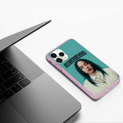 Чехол iPhone 11 Pro матовый BILLIE EILISH, цвет: 3D-розовый — фото 2