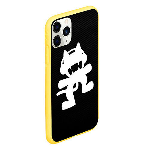 Чехол iPhone 11 Pro матовый MONSTERCAT / 3D-Желтый – фото 2
