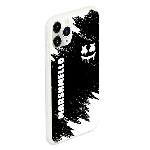 Чехол iPhone 11 Pro матовый MARSHMELLO / 3D-Белый – фото 2