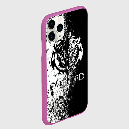 Чехол iPhone 11 Pro матовый Overlord / 3D-Фиолетовый – фото 2