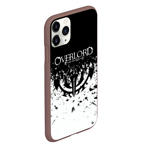 Чехол iPhone 11 Pro матовый Overlord / 3D-Коричневый – фото 2