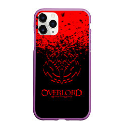 Чехол iPhone 11 Pro матовый Overlord, цвет: 3D-фиолетовый