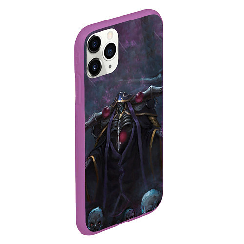 Чехол iPhone 11 Pro матовый Overlord / 3D-Фиолетовый – фото 2