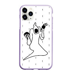 Чехол iPhone 11 Pro матовый KIZARU - Karmageddon, цвет: 3D-светло-сиреневый