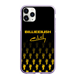 Чехол iPhone 11 Pro матовый Billie Eilish: Yellow & Black Autograph