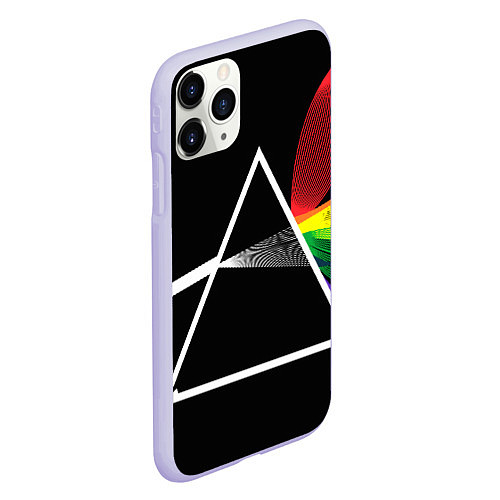 Чехол iPhone 11 Pro матовый PINK FLOYD / 3D-Светло-сиреневый – фото 2