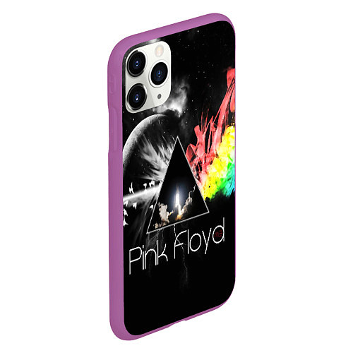 Чехол iPhone 11 Pro матовый PINK FLOYD / 3D-Фиолетовый – фото 2