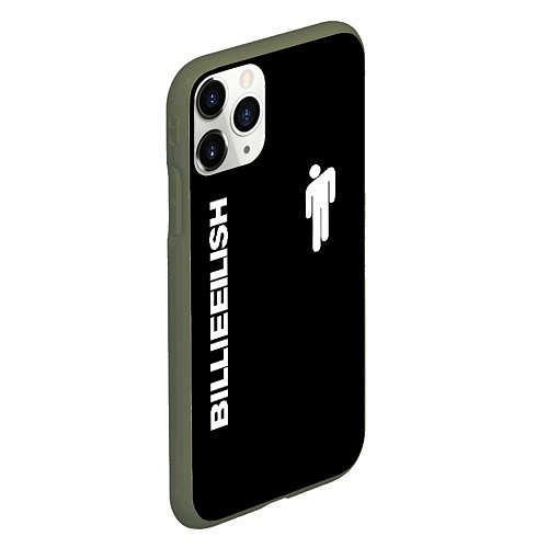 Чехол iPhone 11 Pro матовый BILLIE EILISH / 3D-Темно-зеленый – фото 2