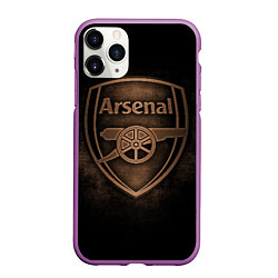 Чехол iPhone 11 Pro матовый Arsenal, цвет: 3D-фиолетовый