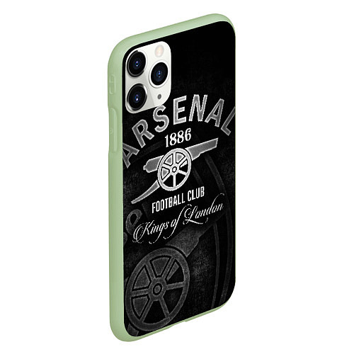 Чехол iPhone 11 Pro матовый Arsenal / 3D-Салатовый – фото 2