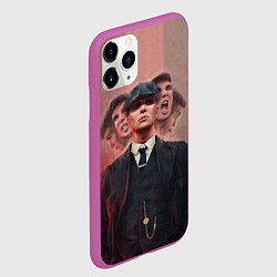 Чехол iPhone 11 Pro матовый Томас Шелби Peaky Blinders, цвет: 3D-фиолетовый — фото 2