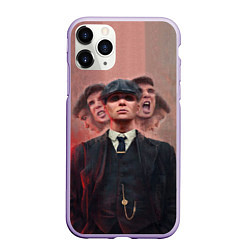 Чехол iPhone 11 Pro матовый Томас Шелби Peaky Blinders, цвет: 3D-светло-сиреневый