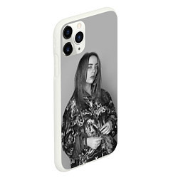 Чехол iPhone 11 Pro матовый Billie Eilish, цвет: 3D-белый — фото 2