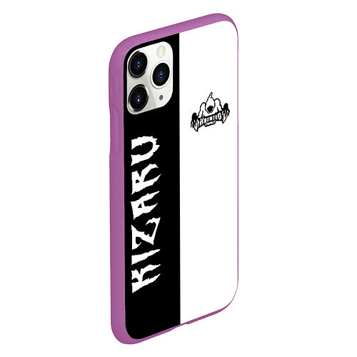 Чехол iPhone 11 Pro матовый KIZARU / 3D-Фиолетовый – фото 2