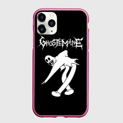 Чехол iPhone 11 Pro матовый GHOSTEMANE, цвет: 3D-малиновый