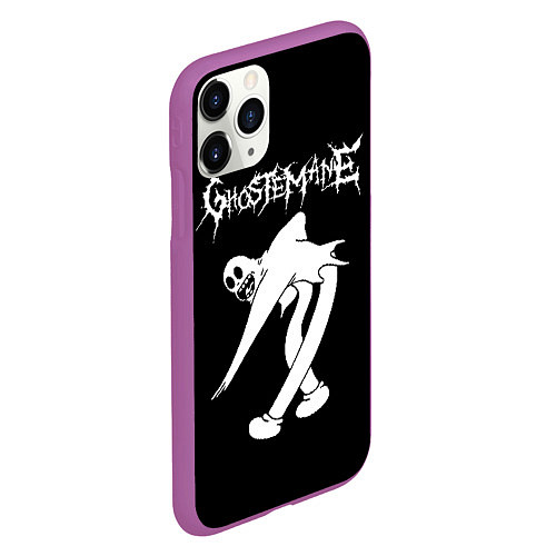 Чехол iPhone 11 Pro матовый GHOSTEMANE / 3D-Фиолетовый – фото 2